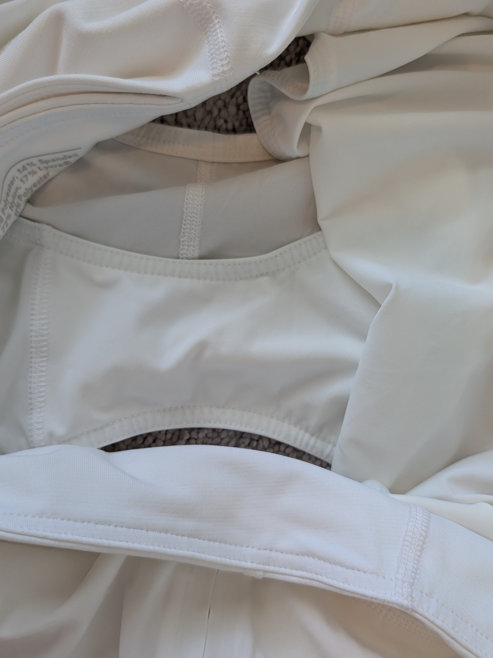 NWT Outdoor Voices Women's White Hudson 2.5" Shorts Size XL Lined Running - Picture 13 of 16
